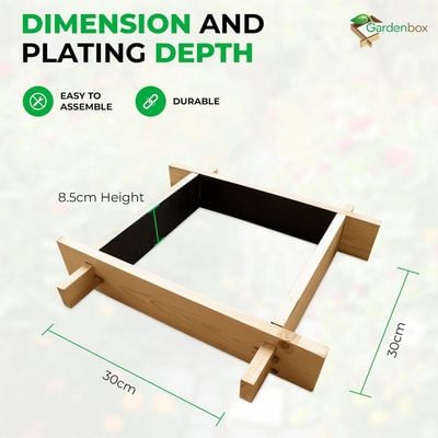 Puppy 1 x 1 foot gardenbed