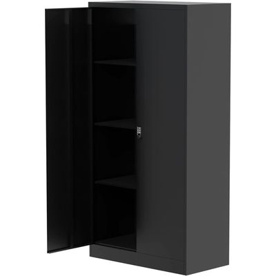Mahmayi Modern VSTSC Digital Cupboard with 3 Adjustable Shelves, Touch Screen Lock, Secure Storage Black Ideal for Home, Office