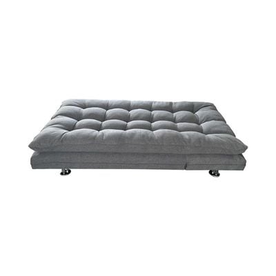 PUKKA Sofa Cum Bed I Sleeping Fabric Sofa I Three Seat Sofabed I Modern Design Living Room Sofa Color (Grey)