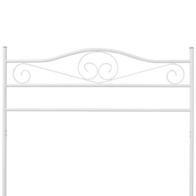 vidaXL Clothing Rack White Steel