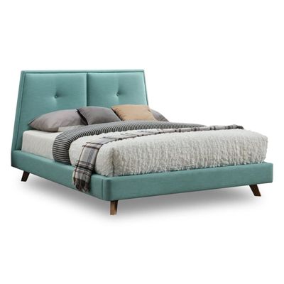 Gaillard Upholstered Platform Bed Single 100 x 200 in TeaColor