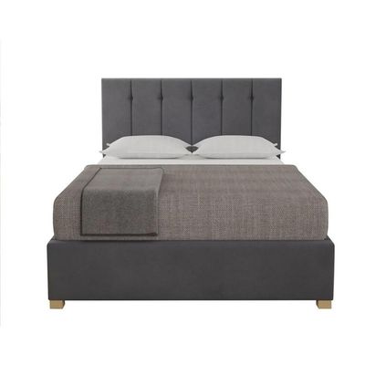 Aspire Upholstered BedKing 180 x 200 in Grey Color