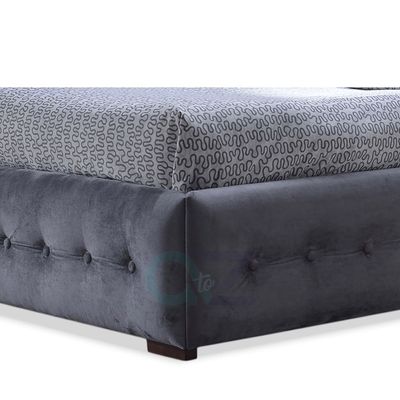 Margaret Modern and Contemporary BedMedium 120 x 200 in Grey Color