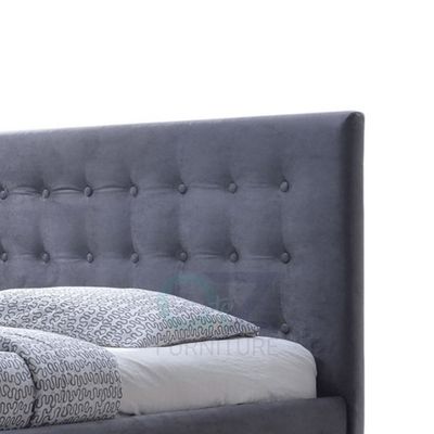 Margaret Modern and Contemporary BedMedium 120 x 200 in Grey Color