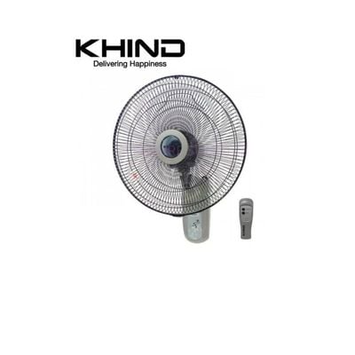 KHIND 16 inch Wall Fan with Remote Control,WF16JR