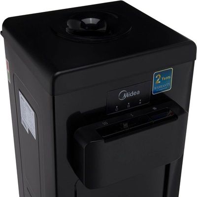 Midea Water Dispenser, Top Loading, 3-taps Equipped with Hot Cold And Ambient Temperature, Floor Standing, Child Safety Lock for Faucet, Best Home, Office & Pantry, Black, YL1917SAE