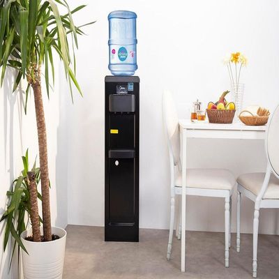 Midea Water Dispenser, Top Loading, 3-taps Equipped with Hot Cold And Ambient Temperature, Floor Standing, Child Safety Lock for Faucet, Best Home, Office & Pantry, Black, YL1917SAE