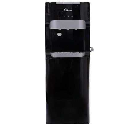 Midea Water Dispenser, Bottom Loading, Hot Cold And Ambient Temperature, Ice Cold Technology, Empty Bottle Indicator, Floor Standing, Child Safety lock, Best for Home, Office & Pantry, Black, YL1633S