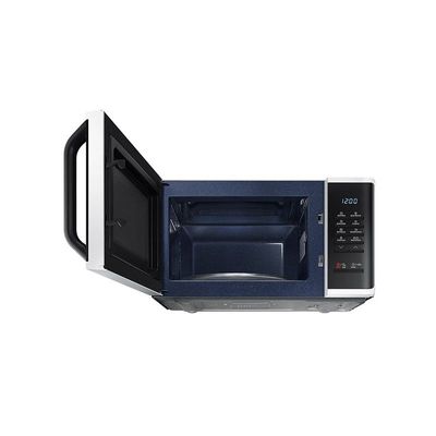 Samsung 23 Liters Solo Microwave with Quick Defrost, White - MS23K3513AW