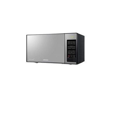 SAMSUNG 40 Liters Microwave Grill Microwave Oven Silver With Ceramic Interior & Mirror Design MG402MAD,Silver