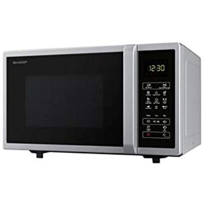 Sharp 25 Liter Digital Solo Microwave, R-25Ct-S Silver With 5 Power Levels