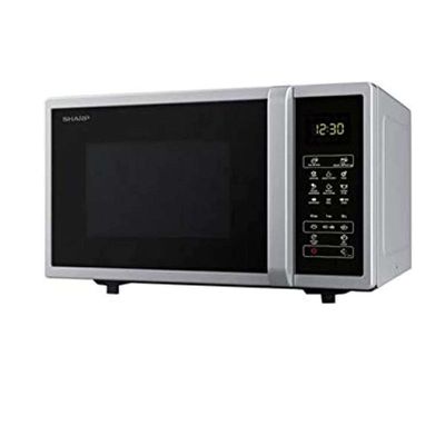 Sharp 25 Liter Digital Solo Microwave, R-25Ct-S Silver With 5 Power Levels