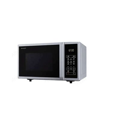 Sharp 25 Liter Digital Solo Microwave, R-25Ct-S Silver With 5 Power Levels