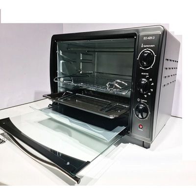 Sharp 42L 1800W Double Glass Electric Oven With Rotisserie & Convection, Eo-42Nk-3, Black
