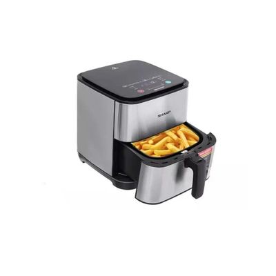 Sharp Air Fryer 1600 Watts, 7 Liters,8 Cook Menu, Non-stick coating - KF-AF70RT-S3