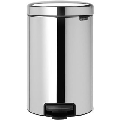 Brabantia Newicon Pedallbin 12L Brilliant Steel 