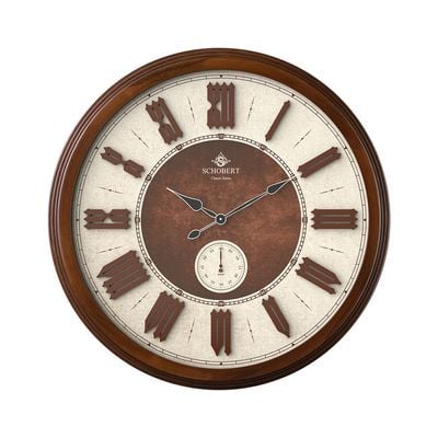 Wooden Wall Clock 6776 70cm  Italian Design Silent Silky Move
