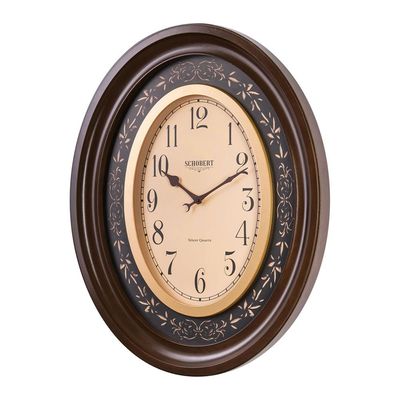 Big Wooden Wall Clock 6536 70cm Italian Design Silent Silky Move  