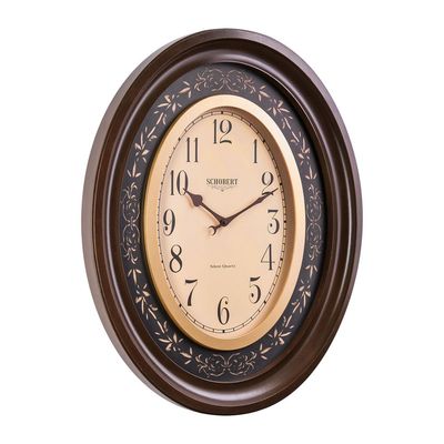 Big Wooden Wall Clock 6536 70cm Italian Design Silent Silky Move  