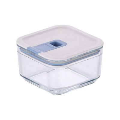 Neoflam Perfect Seal Square Glass Storage Container 500ml, Airtight Food Container With Lid, Kitchen Storage Organizer, Lunch Box, Meal Prep Container Set Microwave, Oven Safe (PS-GS-050)