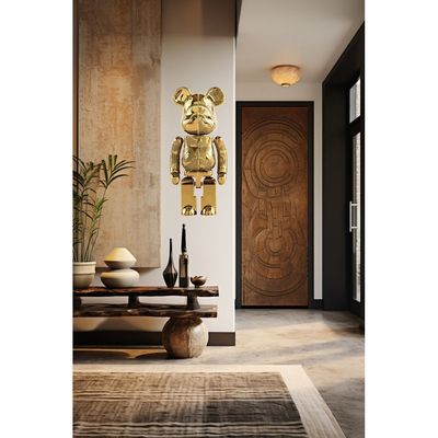 Wall Decor Bear BRK Gold with LED