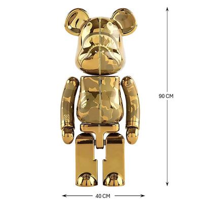 Wall Decor Bear BRK Gold with LED