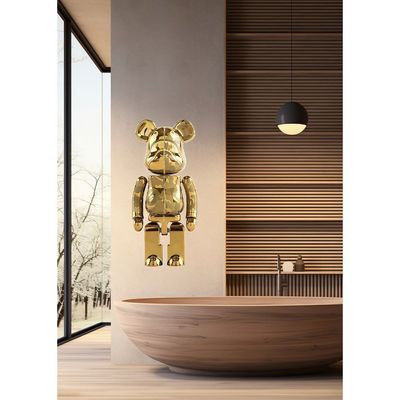 Wall Decor Bear BRK Gold with LED