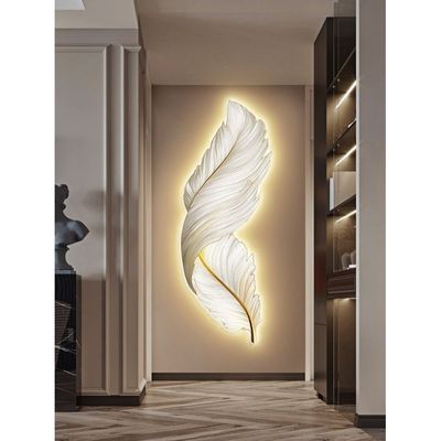 Wall Decor Leaf with LED