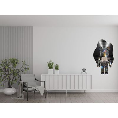 Wall Decor Bear Metallic with LED