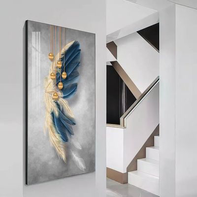 Abstract Wall Painting - Feathers