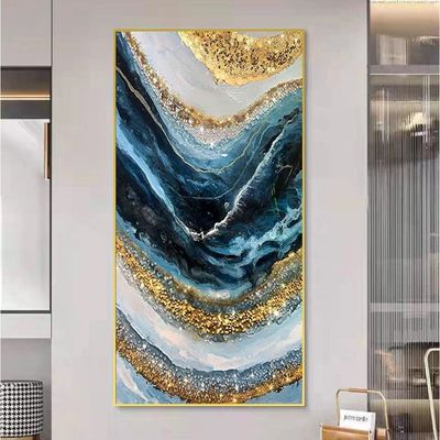 Abstract Arcs Painting with Diamond