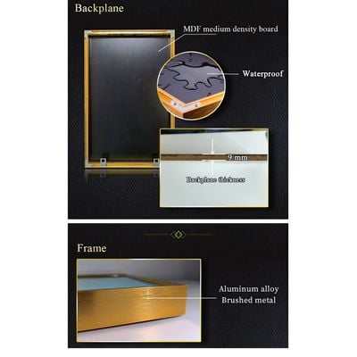 Black & Gold Wall Painting (50x50 cm - Set of 3)