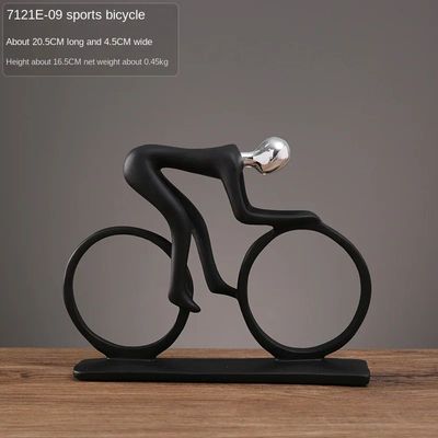 Astract Figure Statue Exercise bike B