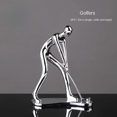 Abstract Figure Statue Golf player C