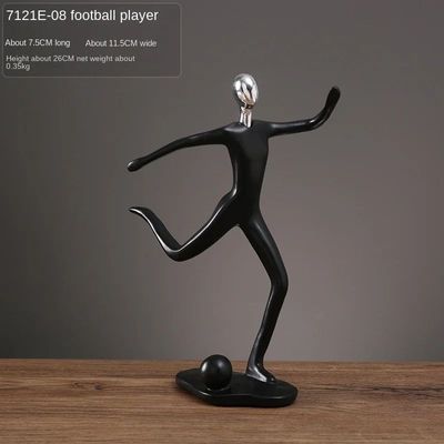 Abstract Figure Statue Football A