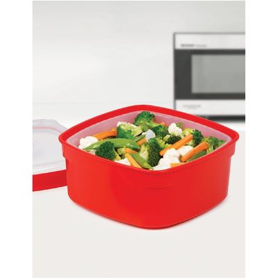 Sistema 2L Microwave Steamer: Healthy Steaming for Vegetables, Fish & Poultry with Easy Locking Clips