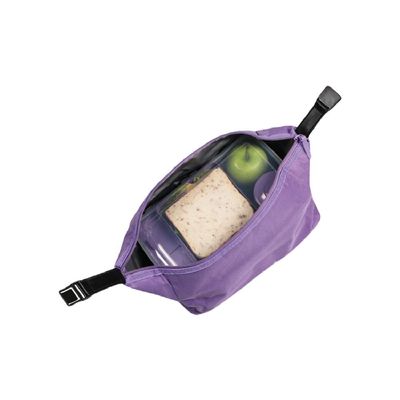 Sistema Lunch Bag purple: On-the-Go Convenience for Food & Drinks- Insulated, Leakproof & Easy to Clean (Wipes Clean).