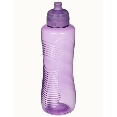 Sistema 800ml Gripper Bottle (Purple): Leakproof & BPA-Free- Large Capacity, Perfect for On-the-Go - Easy Grip & Portable