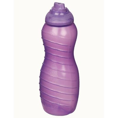 Sistema 700ml Water Bottle (Purple): BPA-Free, Reusable & Davina Twist N Sip,Hygienic Lid & Easy to Use - Fun & Leakproof.