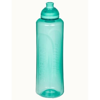 Sistema 480ML Helix Squeeze Bottle for school, sports & on the go, comes with Twist ‘n’ Sip lid, easy grip shape, Leak proof, Impact Resistant. Dishwasher safe & BPA Free, Green