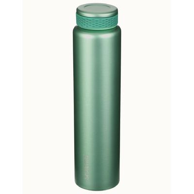 Sistema 280ML Chic Stainless-Steel Bottle, designed with double walled insulation and 100% Leak Proof to keep drinks Hot & Cool, BPA Free. Green.