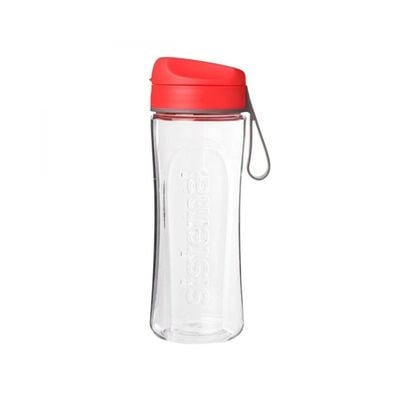 Sistema 600ml Tritan Swift Bottle (Orange): Lightweight & Durable - Great for Gym & Fitness Activities - Leakproof, BPA-Free & Easy to Clean