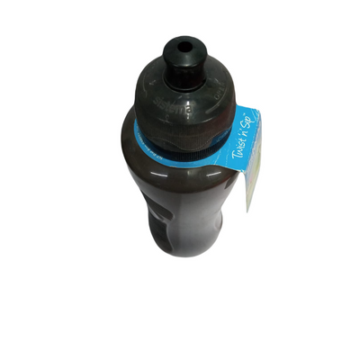 Sistema 800ml Gripper Bottle (Black): Leakproof & BPA-Free- Large Capacity, Perfect for On-the-Go - Easy Grip & Portable