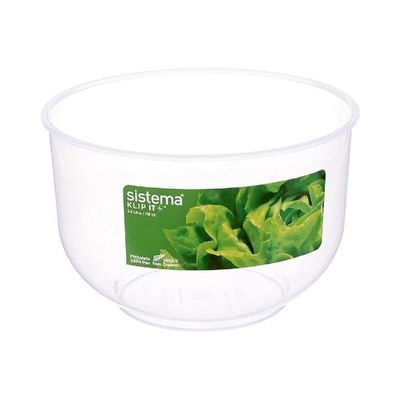 Sistema Klip It Plus 3.5 Liter Stackable Lettuce Crisper, comes with easy locking clips for airtight seal, is Microwave safe and BPA Free. Dark Blue Clips.