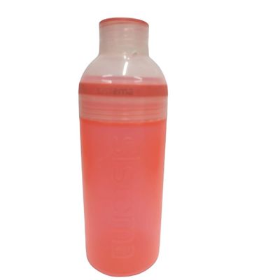 Sistema 580ML Trio Bottle, Portable with screw top Lid. Freezer, Dishwasher & Microwave safe without Lid and BPA Free. Orange