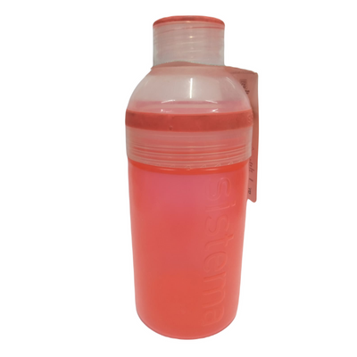 Sistema 580ML Trio Bottle, Portable with screw top Lid. Freezer, Dishwasher & Microwave safe without Lid and BPA Free. Orange