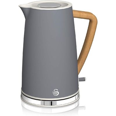 Swan Nordic Cordless Kettle Grey 1.7L