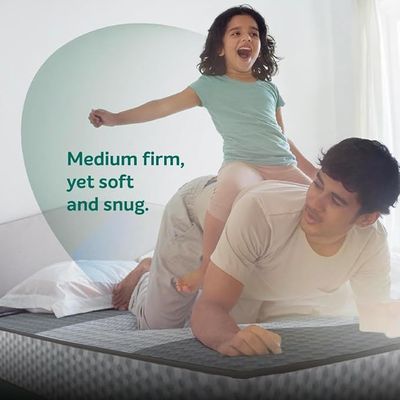 Sleepwell Ortho Pro Profiled Foam | 100 Night Trial | Impressions Memory Foam Mattress With Airvent Cool Gel Technology | Single Bed Size (200L x 90W x 20H cm)