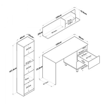 Home Canvas  FlexiFusion Desk Ensemble Dual Tone