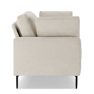 Jeses 3 Seater Fabric Sofa| WHITE